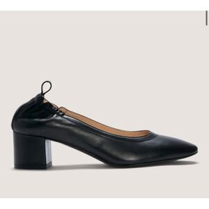 NWOT Everlane The Day Heel Black leather womens 8